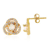 Welo Opal Silver Earrings