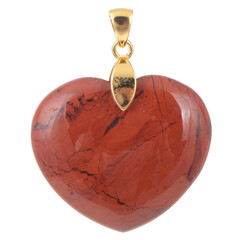 Red Jasper Silver Pendant