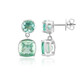 Braldu Fluorite Silver Earrings (Pallanova)