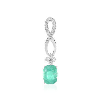 14K Russian Emerald Gold Pendant (AMAYANI)