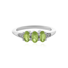 Arizona Peridot Silver Ring