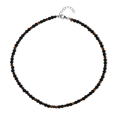 Black Onyx Silver Necklace
