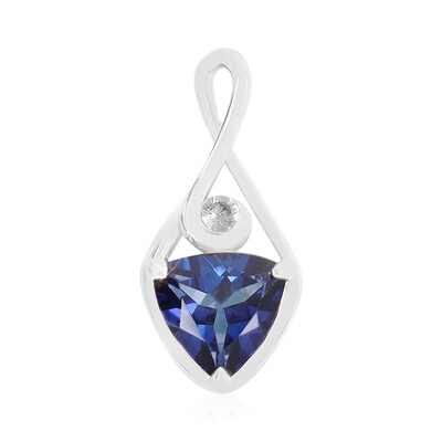 Royal Blue Topaz Silver Pendant