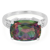 Mystic Topaz Silver Ring