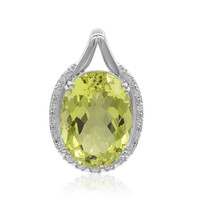 Ouro Verde Quartz Silver Pendant (Tenner Diniz)