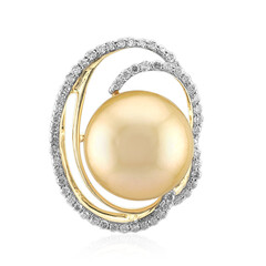9K Kabira Golden South Sea Pearl Gold Pendant (TPC)
