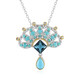 Sleeping Beauty Turquoise Silver Necklace (Gems en Vogue)