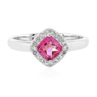 Anniversary Topaz Silver Ring