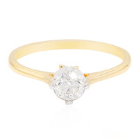 18K SI1 (G) Diamond Gold Ring