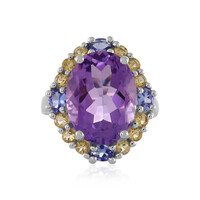 Amethyst Silver Ring