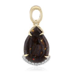 9K Boulder Opal Gold Pendant