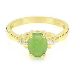Imperial Chrysoprase Silver Ring