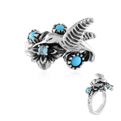 Sleeping Beauty Turquoise Silver Ring (Desert Chic)