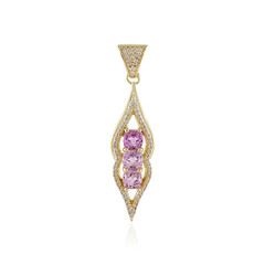 9K Brazilian Kunzite Gold Pendant