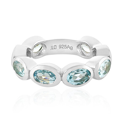 Sky Blue Topaz Silver Ring