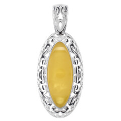 Baltic Amber Silver Pendant
