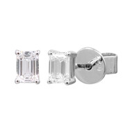 18K SI1 (H) Diamond Gold Earrings (CIRARI)