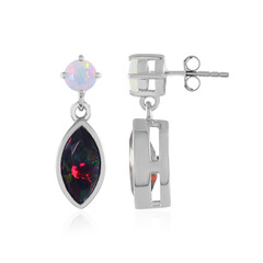 Mezezo Opal Silver Earrings
