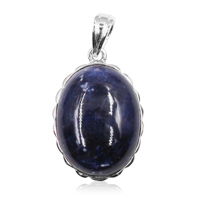 Sodalite Silver Pendant