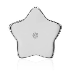 SI1 (G) Diamond Silver Charm