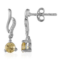 Citrine Silver Earrings