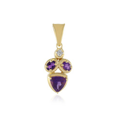 Amethyst Silver Pendant