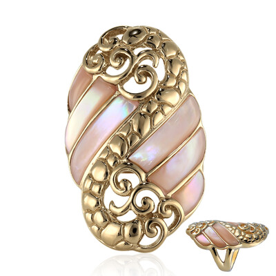 Mother of Pearl Silver Ring