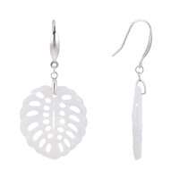 Mother of Pearl Silver Earrings