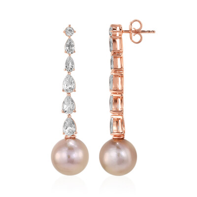 Ming Pearl Silver Earrings