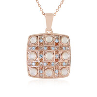 White Moonstone Silver Necklace (KM by Juwelo)