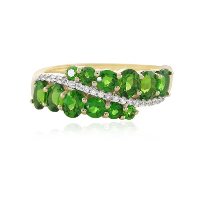 9K Russian Diopside Gold Ring (La Revelle)