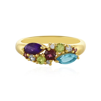 Amethyst Silver Ring
