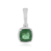 Green apatite Silver Pendant