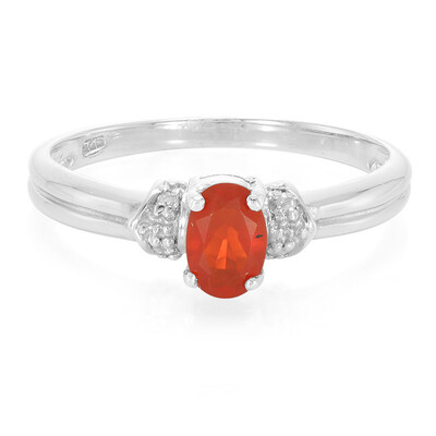 Salamanca Fire Opal Silver Ring