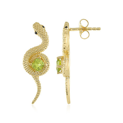Peridot Silver Earrings