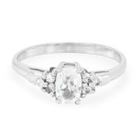 Himalayan Beryl Silver Ring