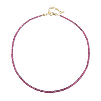 Mozambique Ruby Silver Necklace