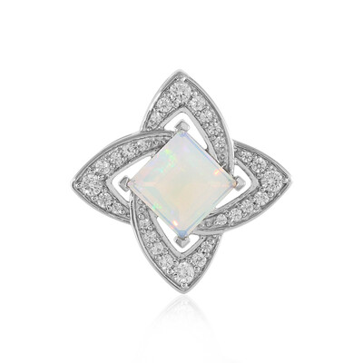 Welo Opal Silver Pendant (Adela Silber)