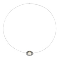 Freshwater pearl Silver Choker
