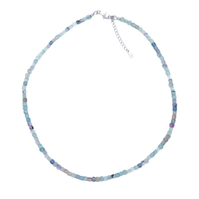 Fluorite Silver Necklace