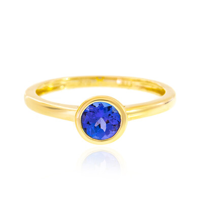 9K AAA Tanzanite Gold Ring