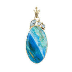 Atacama Opal Silver Pendant (Bali Barong)