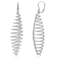 18K SI1 (H) Diamond Gold Earrings (de Melo)