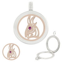 Ruby Silver Pendant