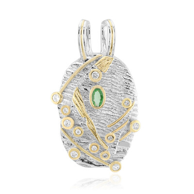 Tanzanian Tsavorite Silver Pendant (MONOSONO COLLECTION)
