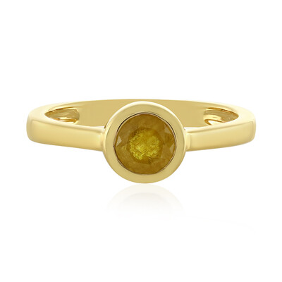 Madagascar Yellow Sapphire Silver Ring