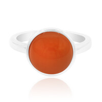 Carnelian Silver Ring