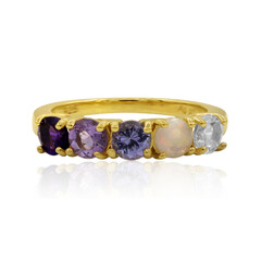 Zambian Amethyst Silver Ring