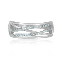 Swiss Blue Topaz Silver Ring