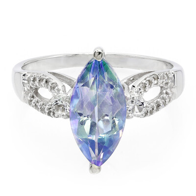 Neptune Topaz Silver Ring